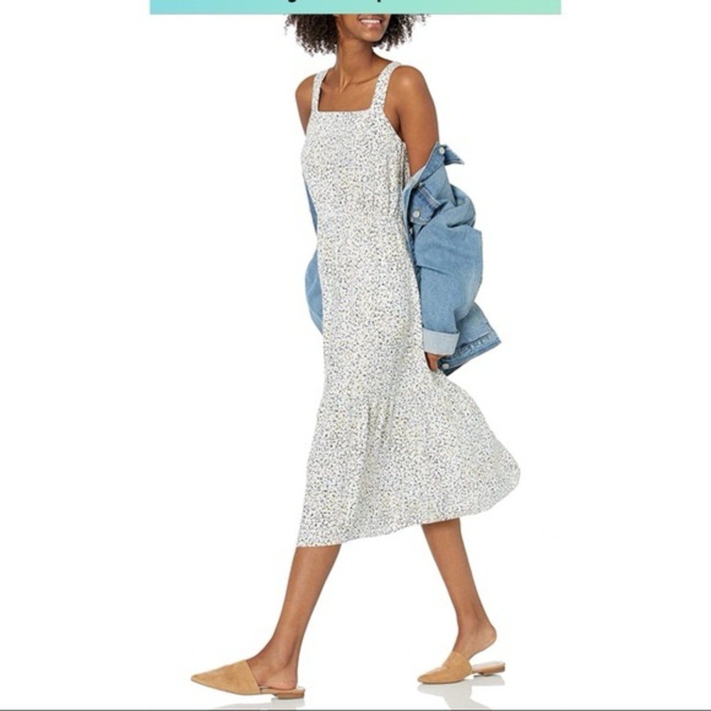 Amazon Essentials White Floral Sundress - Picture 2 of 10